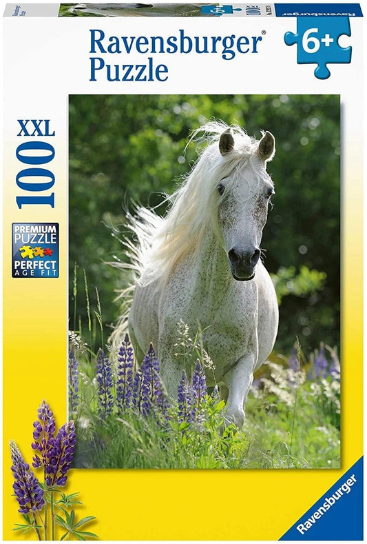 Ravensburger Horse In Flowers 100 Pieces Jigsaw Puzzle - Eclipse Games Puzzles Novelties