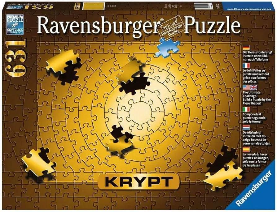 Ravensburger Krypt Gold 631 Pieces Jigsaw Puzzle - Eclipse Games Puzzles Novelties