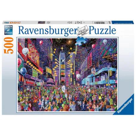 Ravensburger New Years In Time Square 500 Pieces Jigsaw Puzzle - Eclipse Games Puzzles Novelties