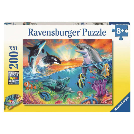 Ravensburger Ocean Wildlife 200 Pieces Jigsaw Puzzle - Eclipse Games Puzzles Novelties
