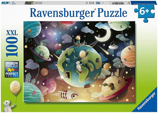 Ravensburger Planet Playground 100 Pieces Jigsaw Puzzle - Eclipse Games Puzzles Novelties