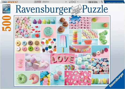 Ravensburger Sweet Temptation 500 Pieces Jigsaw Puzzle - Eclipse Games Puzzles Novelties