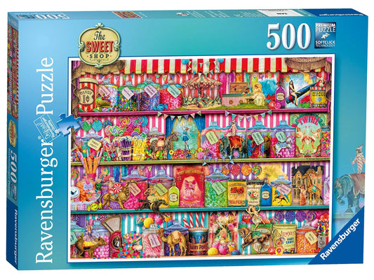 Ravensburger The Sweet Shop 500 Pieces Jigsaw Puzzle - Eclipse Games Puzzles Novelties