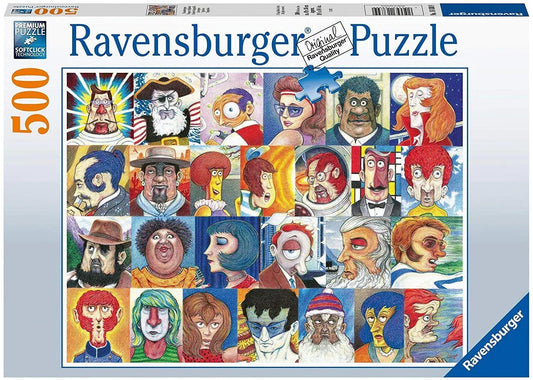 Ravensburger Typefaces 500 Pieces Jigsaw Puzzle - Eclipse Games Puzzles Novelties