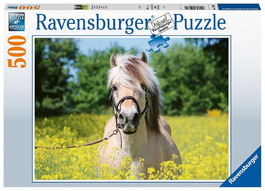 Ravensburger White Horse 500 Pieces Jigsaw Puzzle - Eclipse Games Puzzles Novelties