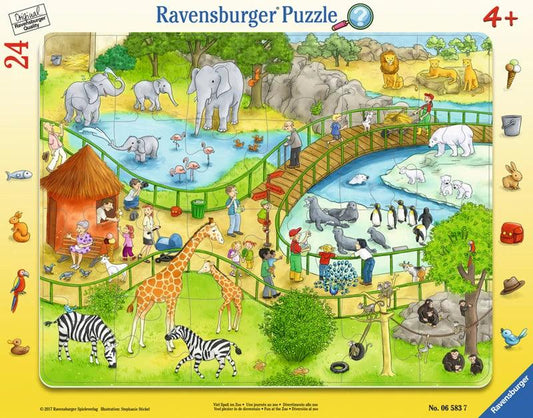 Ravensburger Zoo 24 Pieces Jigsaw Puzzle - Eclipse Games Puzzles Novelties
