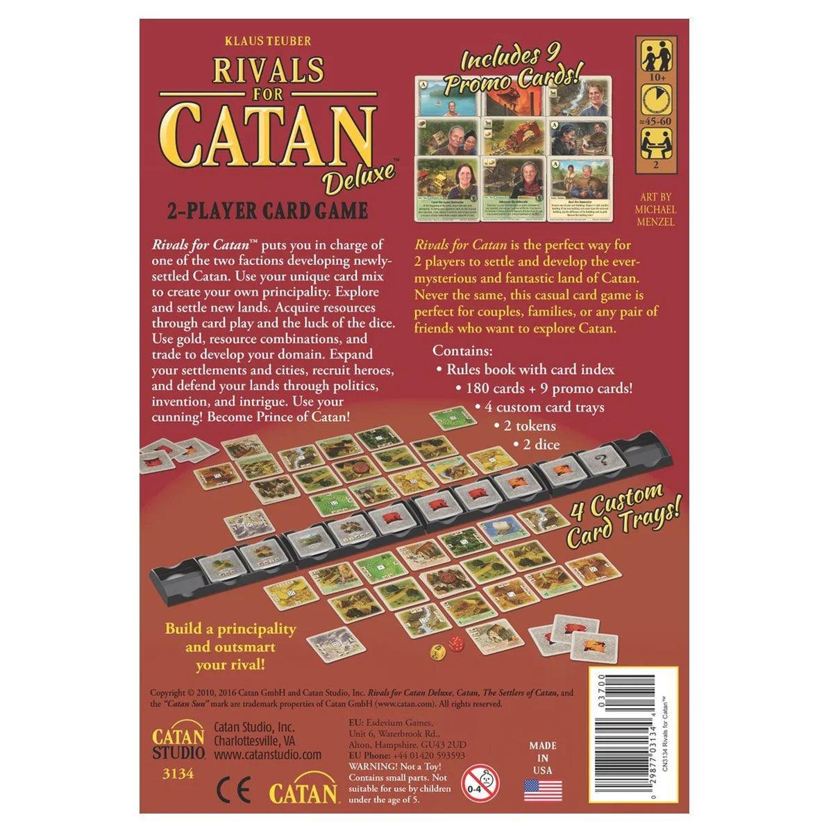 Rivals for Catan Deluxe 2 Player Card Game - Eclipse Games Puzzles Novelties