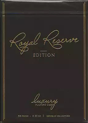 Royal Reserve Black Edition Playing Cards by Ellusionist - Eclipse Games Puzzles Novelties