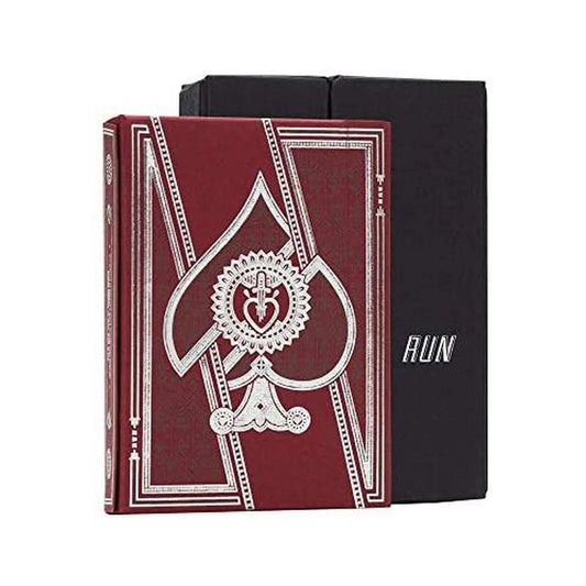 Run Heat Edition (Red/Silver) Playing Cards by Murphys Magic - Eclipse Games Puzzles Novelties