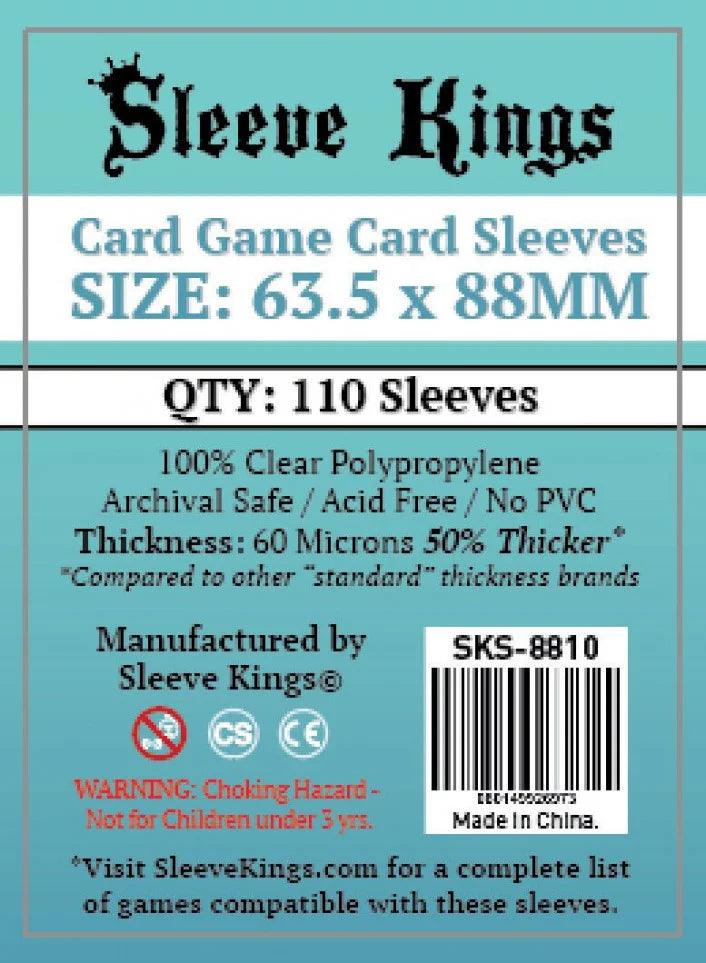 Sleeve Kings Board Game Sleeves Card Game (63.5mm x 88mm) (110 Sleeves Per Pack) - Eclipse Games Puzzles Novelties