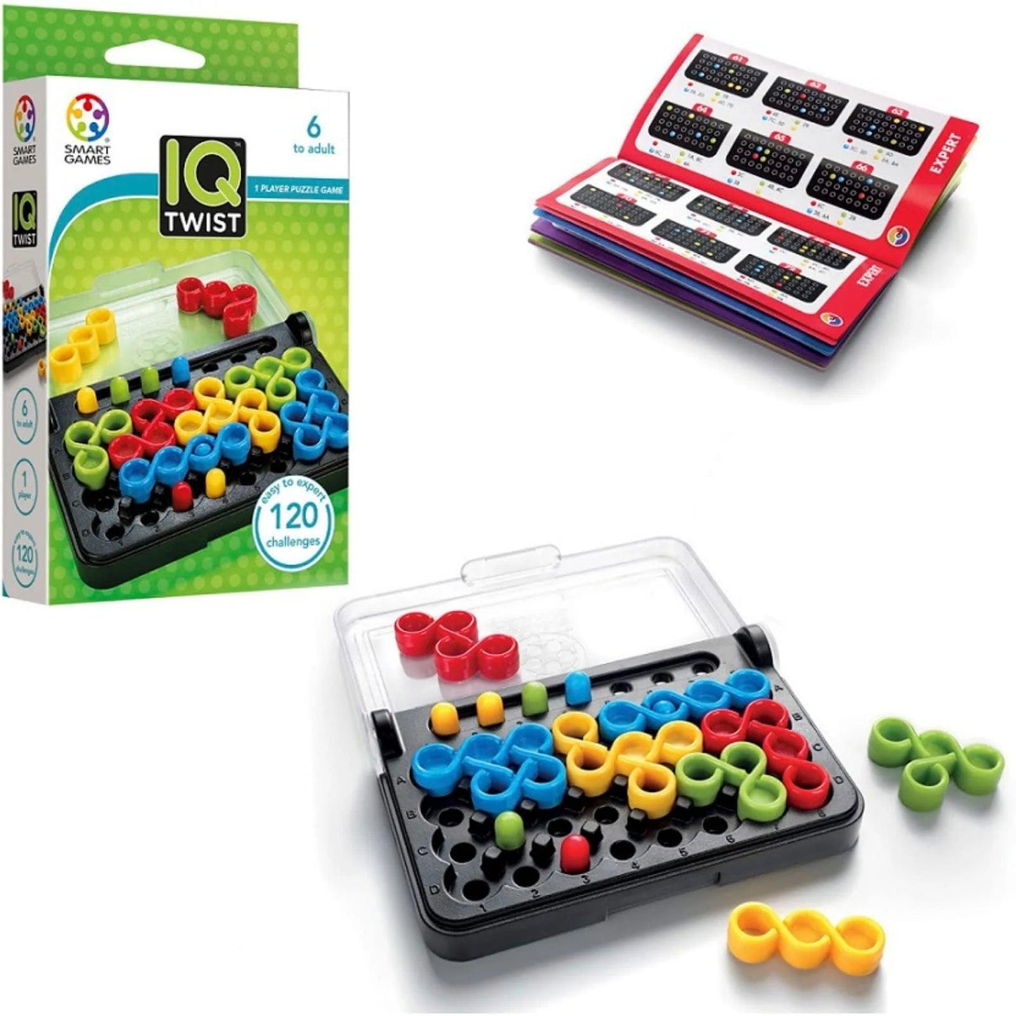 Smart Games IQ Twist - Eclipse Games Puzzles Novelties