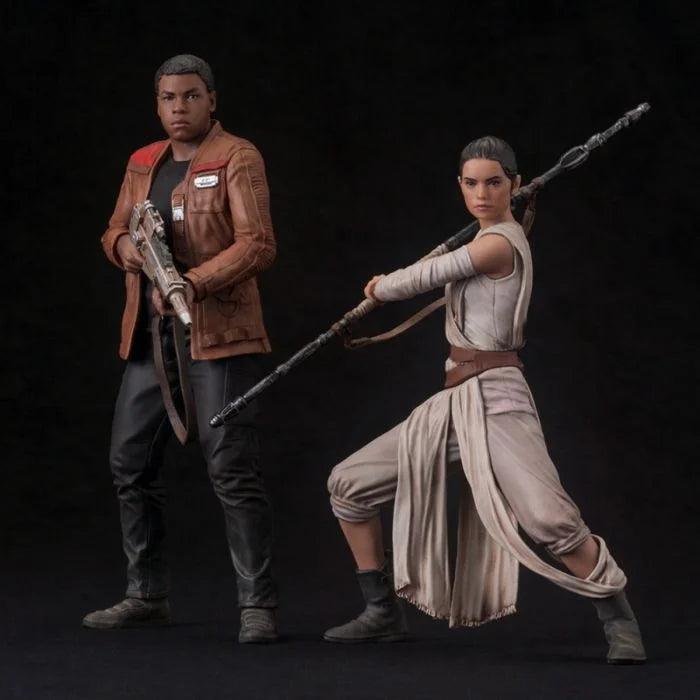 Star Wars Episode Vii The Force Awakens Rey & Finn Artfx 1/10th Scale Pre-painted Model Kit Statue 2 Pack - Eclipse Games Puzzles Novelties