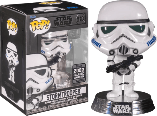 Star Wars Stormtrooper 2022 Galactic Convention Exclusive Pop! Vinyl Figure #510 - Eclipse Games Puzzles Novelties