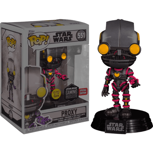 Star Wars: The Force Unleashed - Proxy Glow in the Dark Pop! VInyl Figure #551 - Eclipse Games Puzzles Novelties