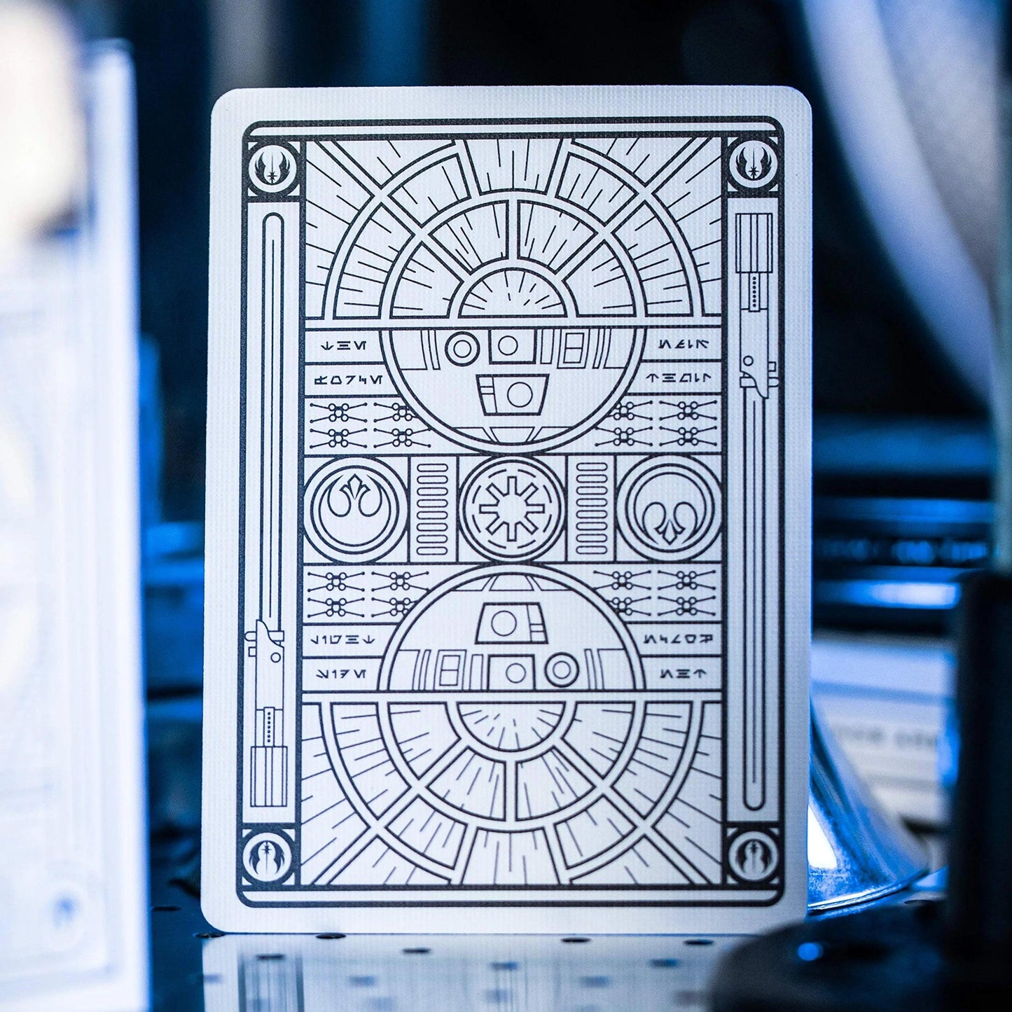 Star Wars White Deck Theory11 Playing Cards - Eclipse Games Puzzles Novelties