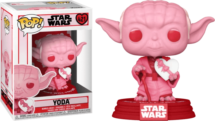 Star Wars - Yoda Valentine’s Day Pop! Vinyl Figure - Eclipse Games Puzzles Novelties