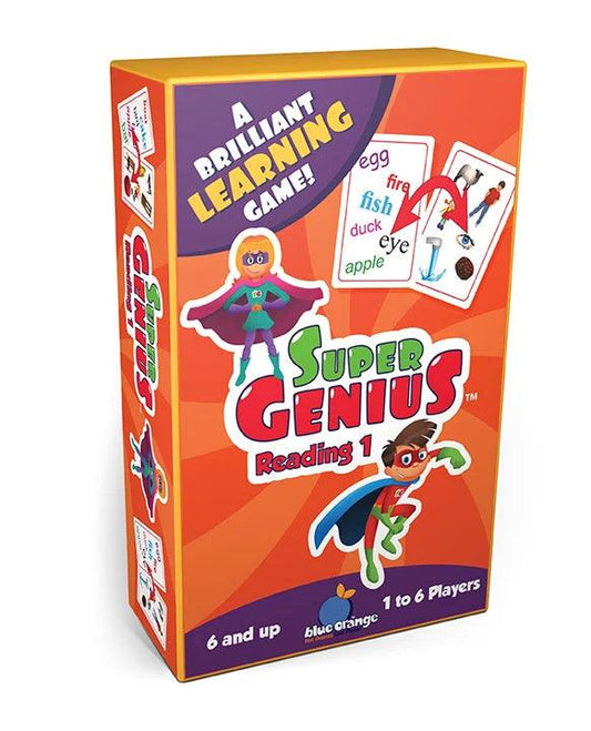 Super Genius Reading 1 Blue Orange Games - Eclipse Games Puzzles Novelties