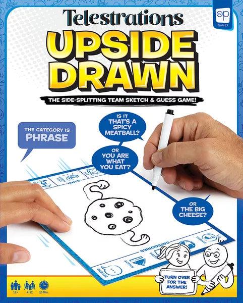 Telestrations Upside Drawn Board Game - Eclipse Games Puzzles Novelties