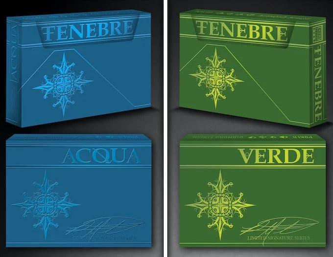 Tenebre Verde Green Playing Cards - Eclipse Games Puzzles Novelties