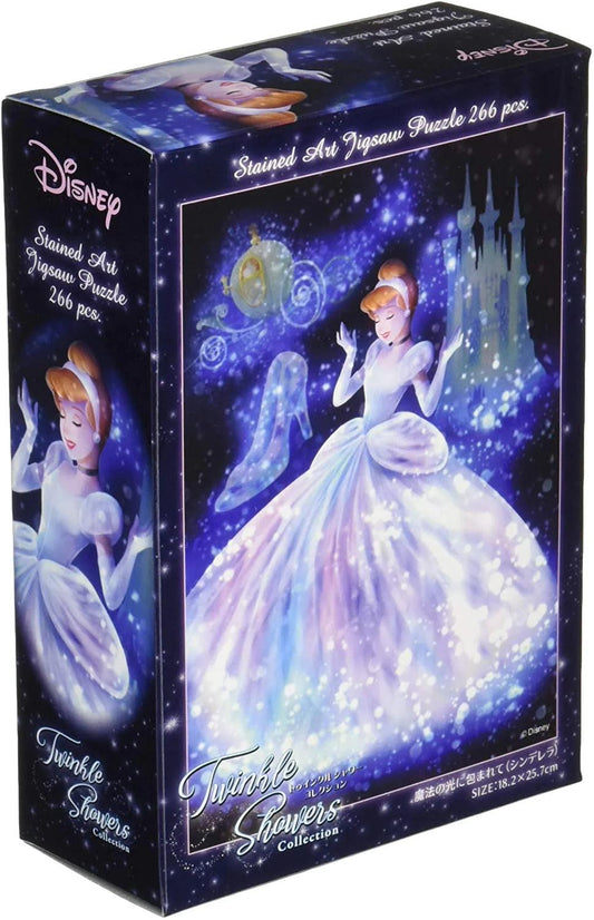 Tenyo Puzzle Disney Cinderella Wrapped in Magic Light Puzzle 266 Pieces Jigsaw Puzzle - Eclipse Games Puzzles Novelties