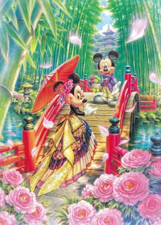 Tenyo Puzzle Disney Mickey And Minnies Miyabi Dream Wedding 266 Pieces Jigsaw Puzzle - Eclipse Games Puzzles Novelties