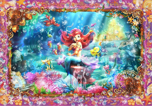 Tenyo Puzzle Disney the Little Mermaid Ariel Beautiful Mermaid Puzzle 500 Pieces Jigsaw Puzzle - Eclipse Games Puzzles Novelties