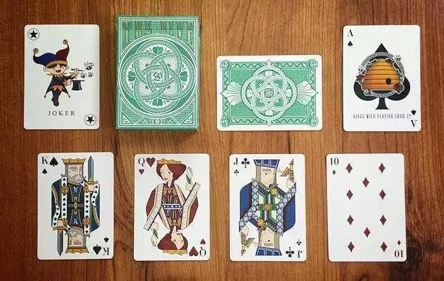 The Hive (Emerald Green) Playing Cards by Brendan Hong - Eclipse Games Puzzles Novelties