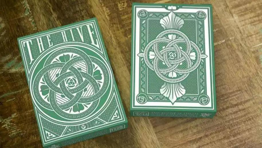 The Hive (Emerald Green) Playing Cards by Brendan Hong - Eclipse Games Puzzles Novelties