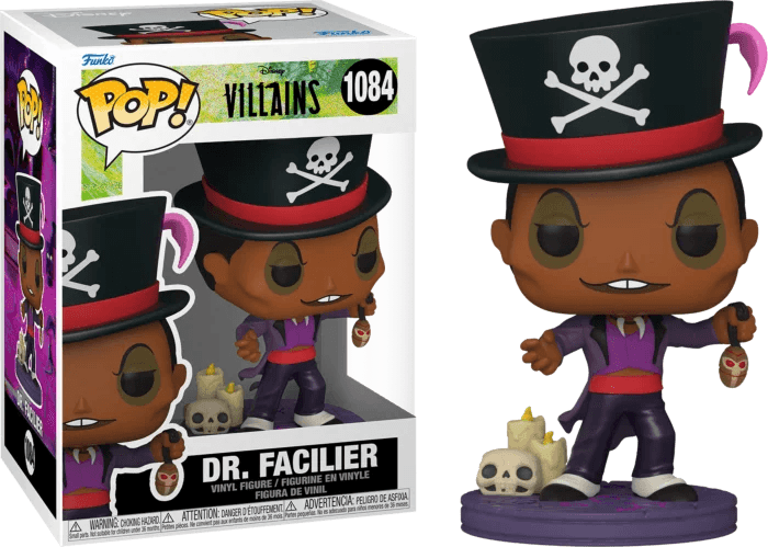 The Princess and the Frog - Doctor Facilier Ultimate Disney Villains Pop! Vinyl Figure #1084 - Eclipse Games Puzzles Novelties