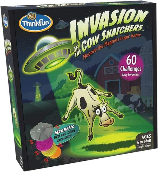ThinkFun Invasion of the Cow Snatcher - Eclipse Games Puzzles Novelties