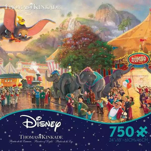 Thomas Kinkade Disney 750pc Puzzle - Dumbo - Eclipse Games Puzzles Novelties