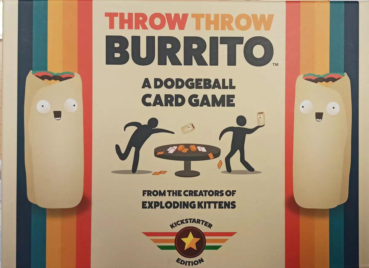 Throw Throw Burrito A Dodgeball Card Game Kickstarter Edition - Eclipse Games Puzzles Novelties