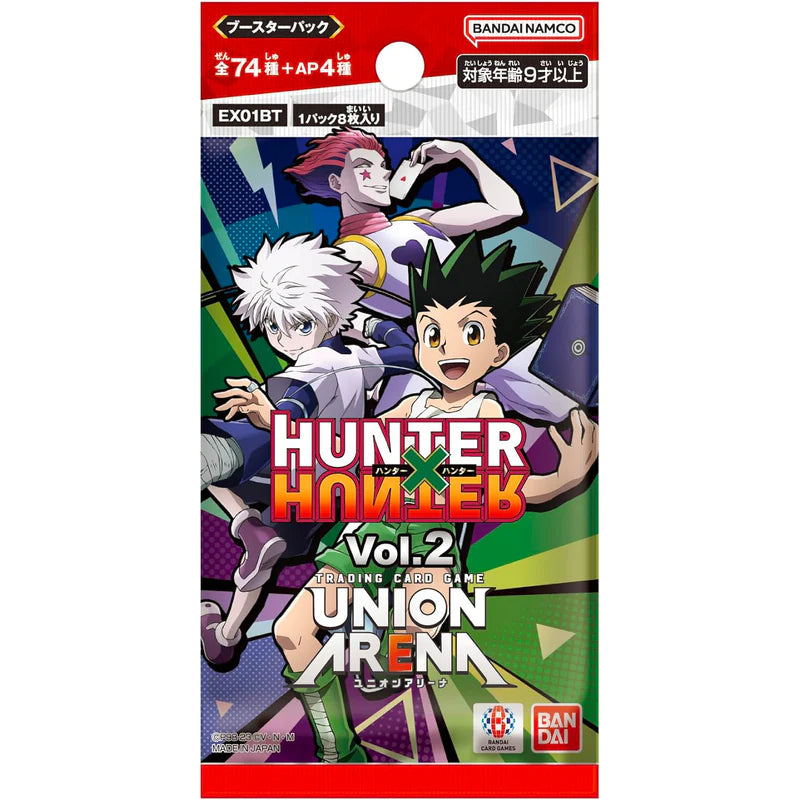 Union Arena TCG - EX01BT Hunter x Hunter Vol. 2 Booster Box Japanese