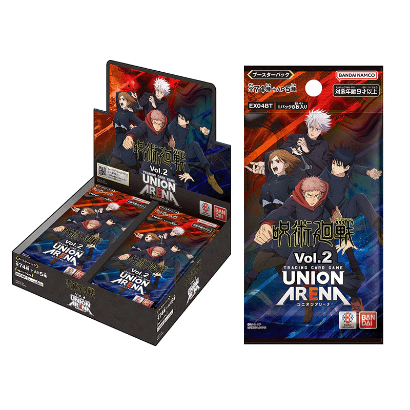 Union Arena TCG - EX04BT Jujutsu Kaisen Vol.2 Booster Box Japanese