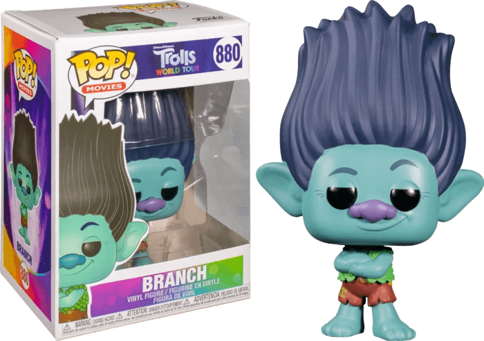 Trolls World Tour - Branch Pop! Vinyl Figure #880 - Eclipse Games Puzzles Novelties