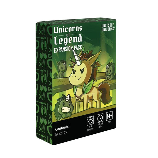 Unstable Unicorns Unicorns of Legend Expansion - Eclipse Games Puzzles Novelties