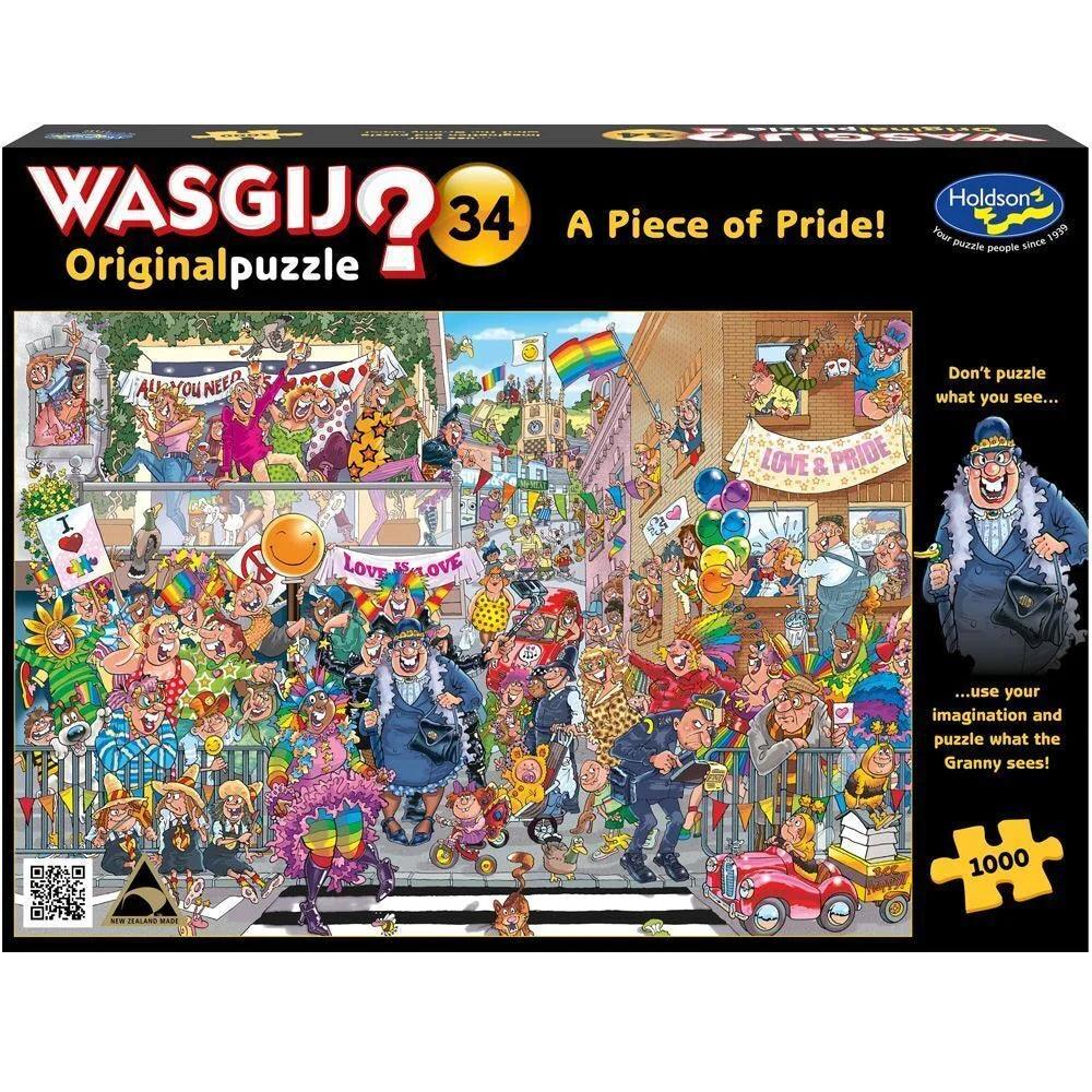 Wasgij Original #34 A Piece Of Pride 1000 Pieces Jigsaw Puzzle – Eclipse  Games Puzzles Novelties