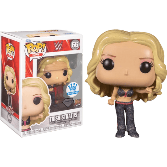 WWE - Trish Stratus Diamond Glitter Pop! Vinyl Figure #66 - Eclipse Games Puzzles Novelties