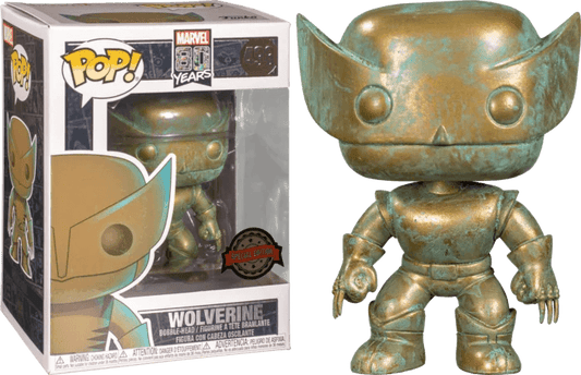 X-Men - Wolverine Patina 80th Anniversary Pop! Vinyl Figure #496 - Eclipse Games Puzzles Novelties