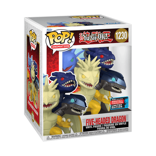 Yu-Gi-Oh Five Headed Dragon #1230 - 6" Pop! Vinyl - Eclipse Games Puzzles Novelties