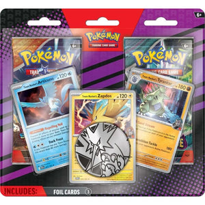 Pokemon TCG: Enhanced 2 PK Blisters Articuno Zapdos Tyranitar