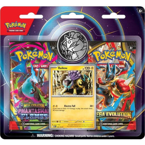 Pokemon TCG: Phantasmal Flames Mega Evolution 2pk Blister Raikou