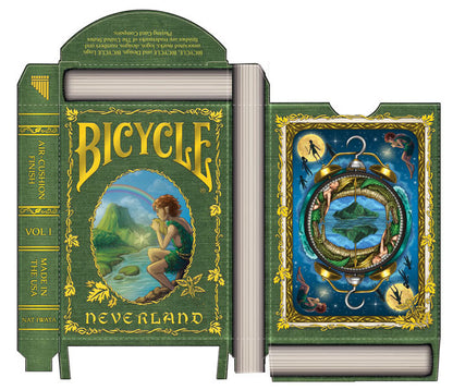 2014 Bicycle Neverland Playing Cards – Limited Edition Green Vol. I (Nat Iwata) - Eclipse Games Puzzles Novelties