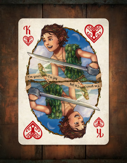 2014 Bicycle Neverland Playing Cards – Limited Edition Green Vol. I (Nat Iwata) - Eclipse Games Puzzles Novelties