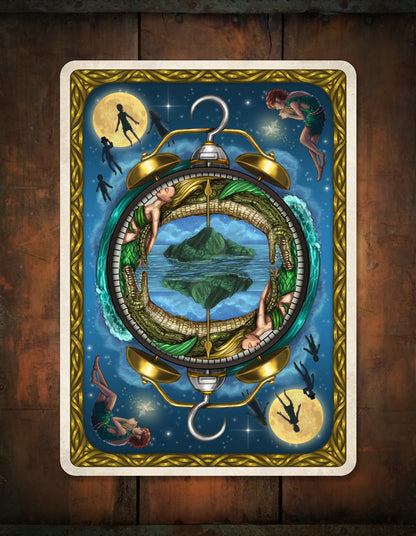 2014 Bicycle Neverland Playing Cards – Limited Edition Green Vol. I (Nat Iwata) - Eclipse Games Puzzles Novelties