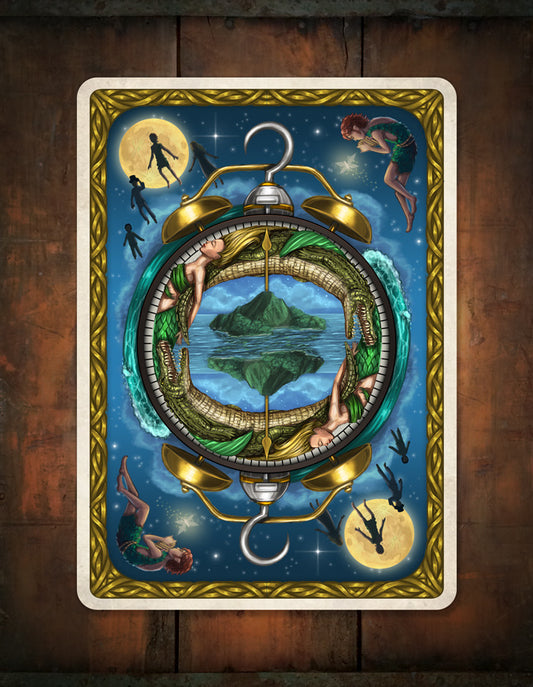 2014 Bicycle Neverland Playing Cards – Limited Edition Green Vol. I (Nat Iwata) - Eclipse Games Puzzles Novelties