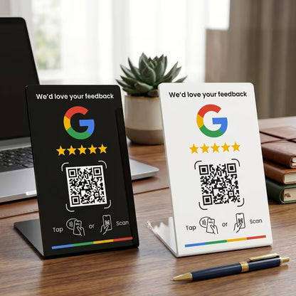 Google Review Stand NFC + QR Code