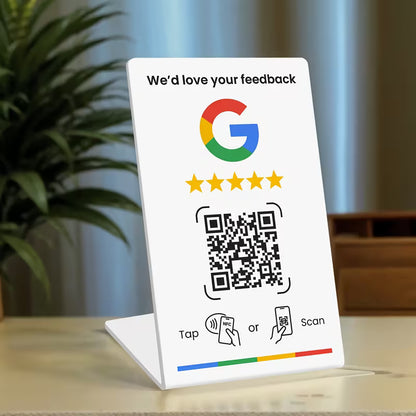 Google Review Stand NFC + QR Code