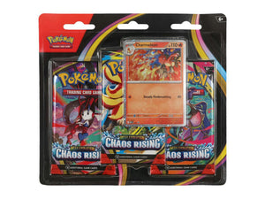 Pokemon TCG Mega Evolutions Chaos Rising Three Booster Blister Charmeleon