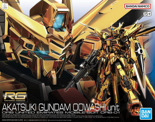 Bandai RG 1/144 Akatsuki Gundam (Oowashi Unit) Build Kit